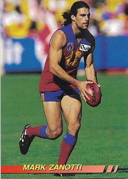 1994 Select AFL #74 Mark Zanotti Front